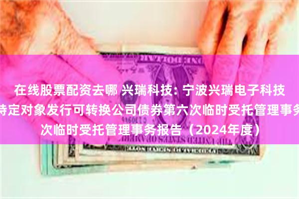 在线股票配资去哪 兴瑞科技: 宁波兴瑞电子科技股份有限公司向不特定对象发行可转换公司债券第六次临时受托管理事务报告（2024年度）