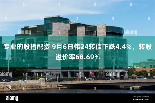 专业的股指配资 9月6日伟24转债下跌4.4%，转股溢价率68.69%