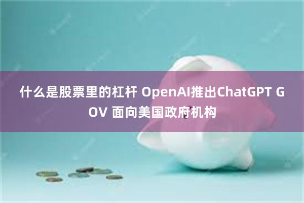 什么是股票里的杠杆 OpenAI推出ChatGPT GOV 面向美国政府机构